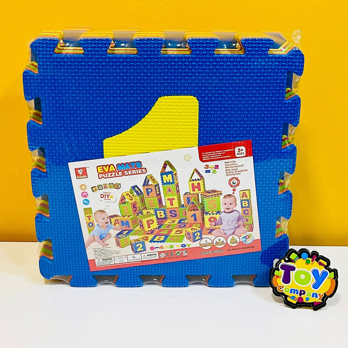 10Pcs Eva Puzzle Number Play Mats