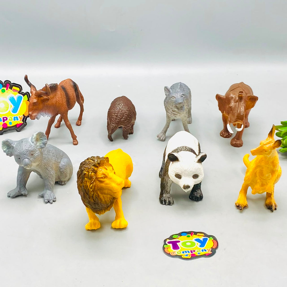 7Pcs Kids Premium Wild Animal World