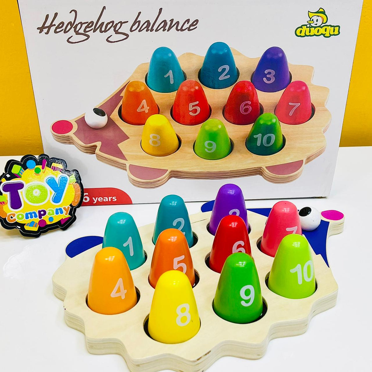 Hedgehog Balance Wooden Toy