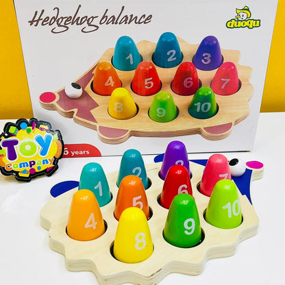 Hedgehog Balance Wooden Toy