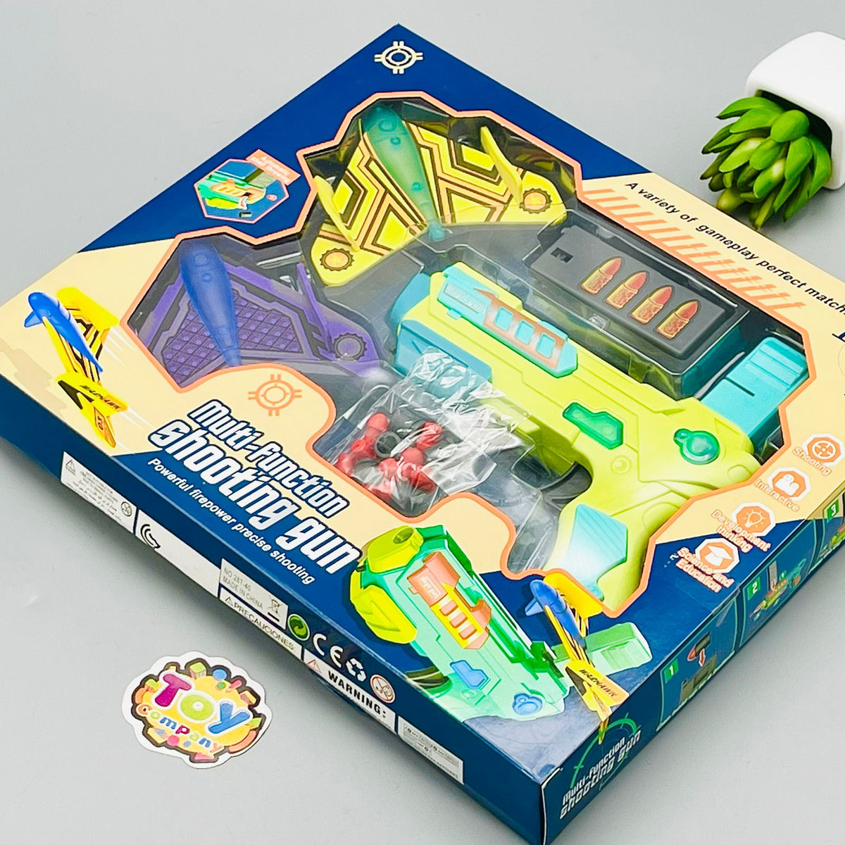 Multifunctional Plane & Bullet Shooter Gun Toy